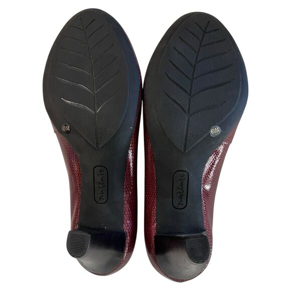 Nurture by Lamaze Shoes Nurture Copper Marjorrie Reptile Print Heels Size 6.5M - Picture 8 of 10